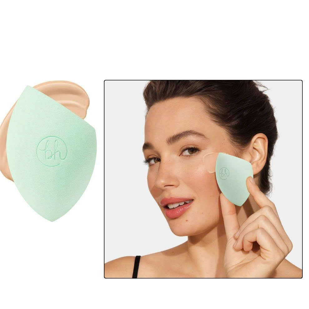 Mút Trang Điểm BH Cosmetics Foundation Blender BHM003 Xanh Mint Đa Năng Tán Kem Nền Cushion Che Khuyết Điểm